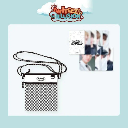 ATEEZ -ANITEEZ IN ILLUSION - (Official MD) : MINI CROSS BAG - KAEPJJANG SHOP (캡짱 숍)