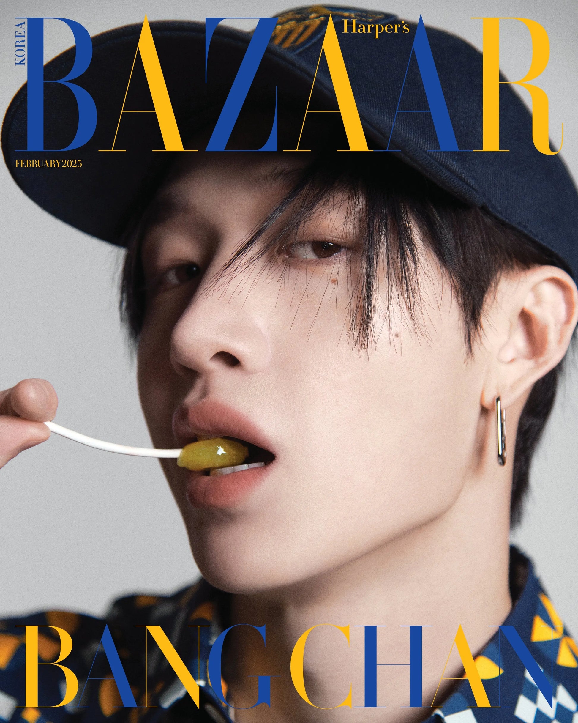 BAZAAR KOREA MAGAZINE (2025 FEBRUARY Issue)   Cover : STRAY KIDS BANGCHAN KAEPJJANG SHOP (캡짱 숍)