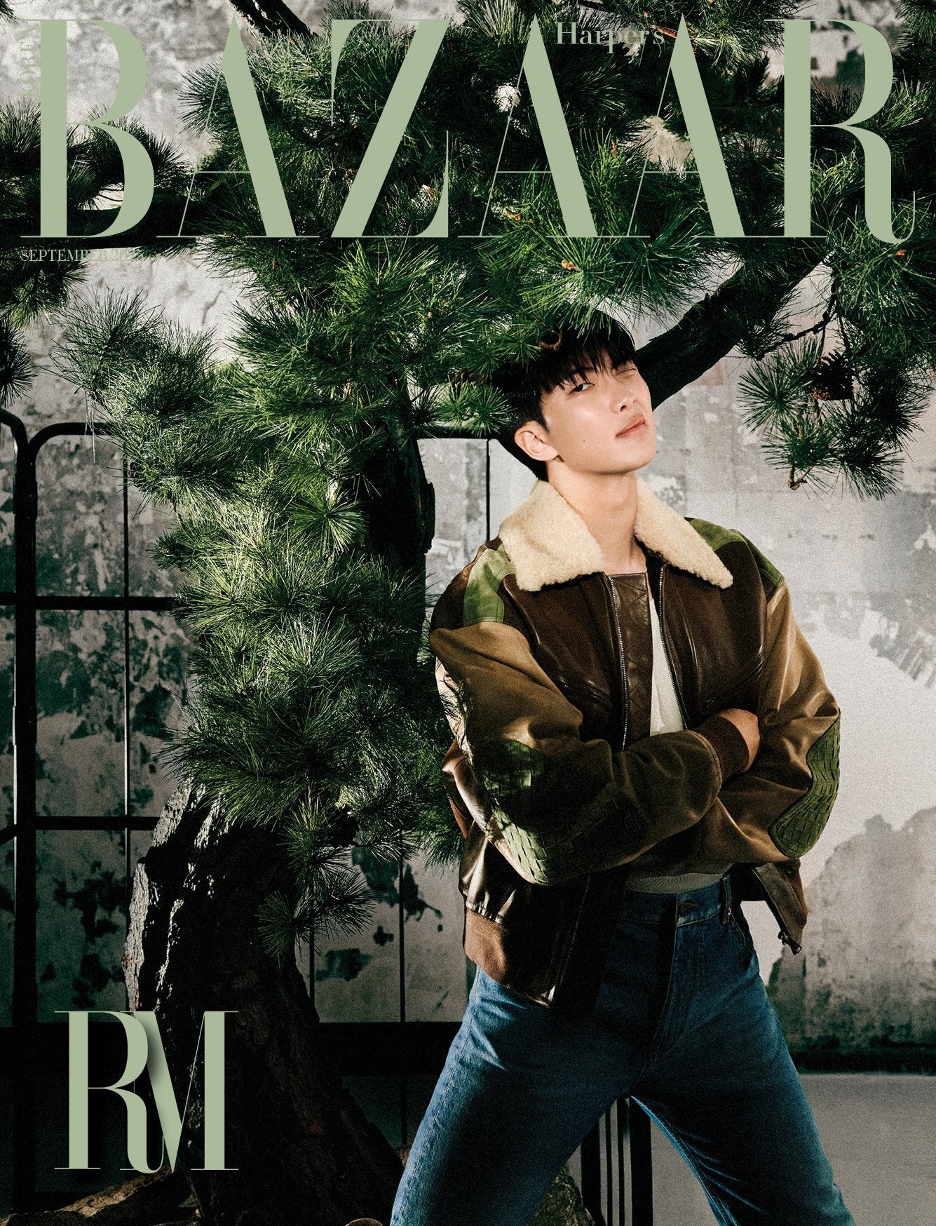 BAZAAR Korea Magazine (2025 September Issue) / Cover : RM KAEPJJANG SHOP (์บก์งฑ ์)