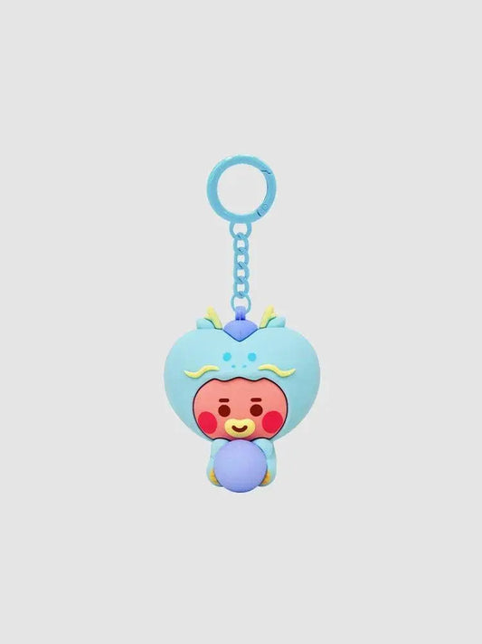 BT21 - Minini DRAGON FIGURINE KEYRING - TATA - KAEPJJANG SHOP (캡짱 숍)