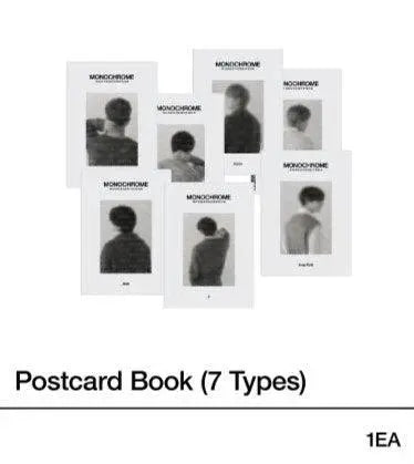 BTS   - MONOCHROME (MNCR) POP-UP  (Official MD)  / POSTCARD BOOK KAEPJJANG SHOP (캡짱 숍)