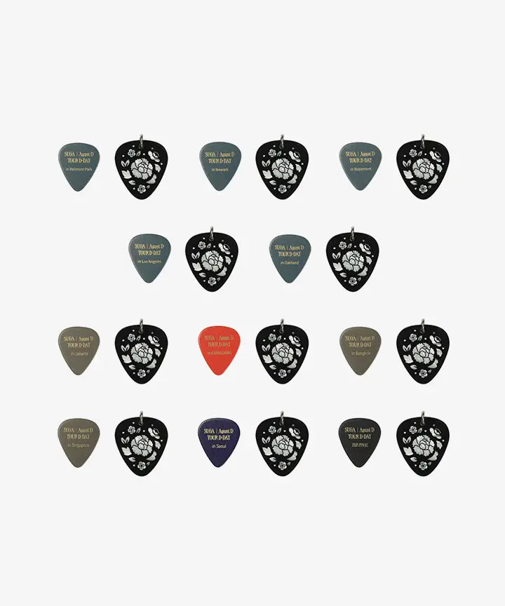 BTS SUGAㅣAGUST [D TOUR D-DAY OFFICIAL MD] : Guitar Pick Set