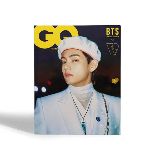 BTS X LV BY VOGUE GQ  MAGAZINE  (2022 January Issue)  BTS SPECIAL EDITION / Cover : V KAEPJJANG SHOP (캡짱 숍)