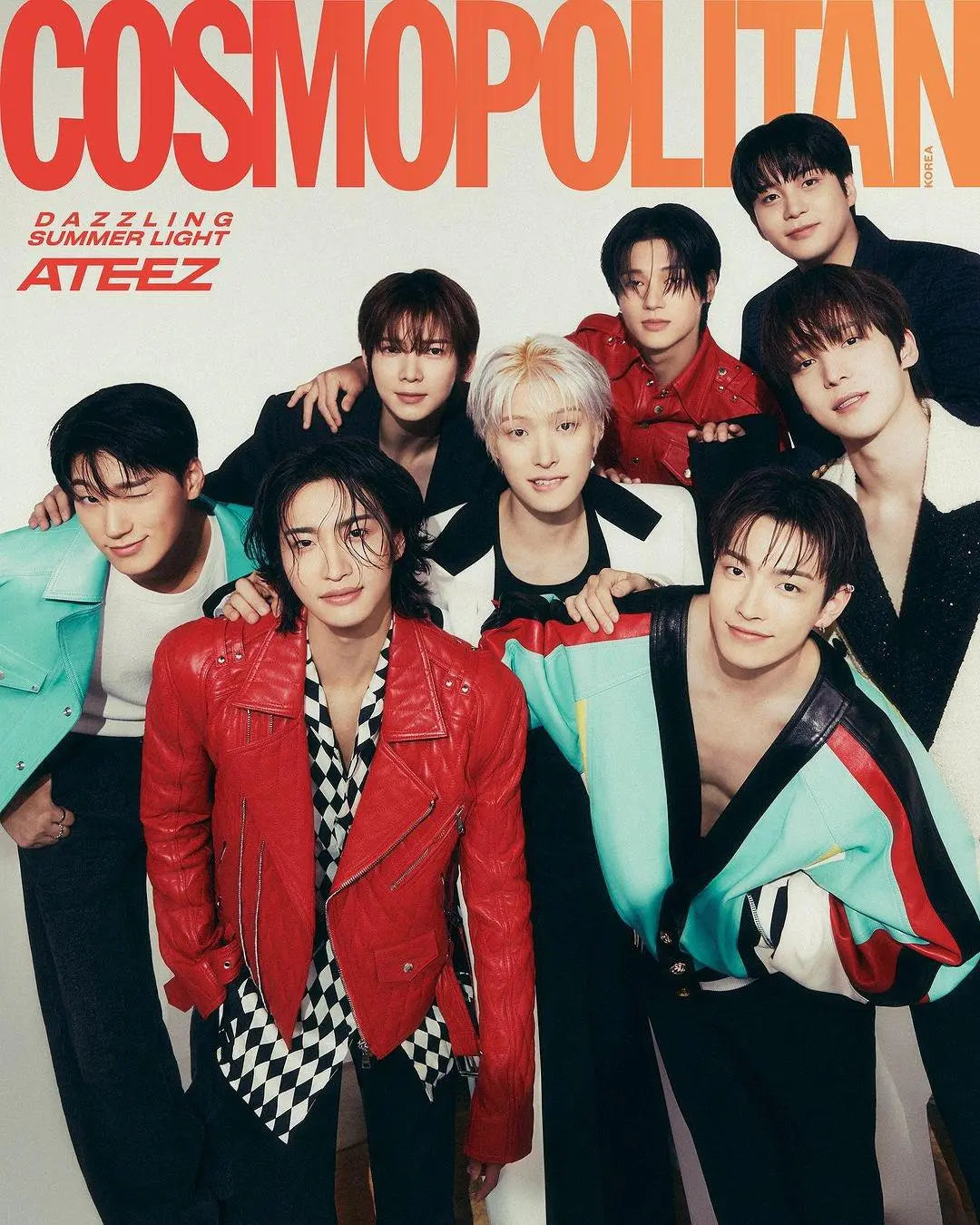 COSMOPOLITAN MAGAZINE KOREA (2024 July Issue) / COVER : ATEEZ - - KAEPJJANG SHOP (캡짱 숍)