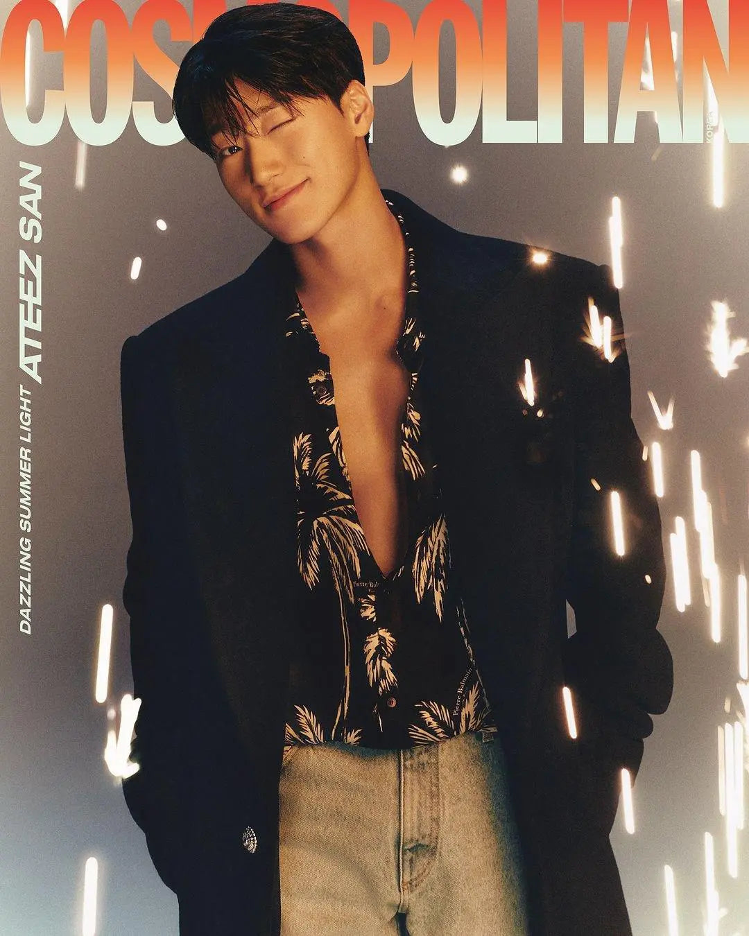 COSMOPOLITAN MAGAZINE KOREA (2024 July Issue) / COVER : ATEEZ - - KAEPJJANG SHOP (캡짱 숍)