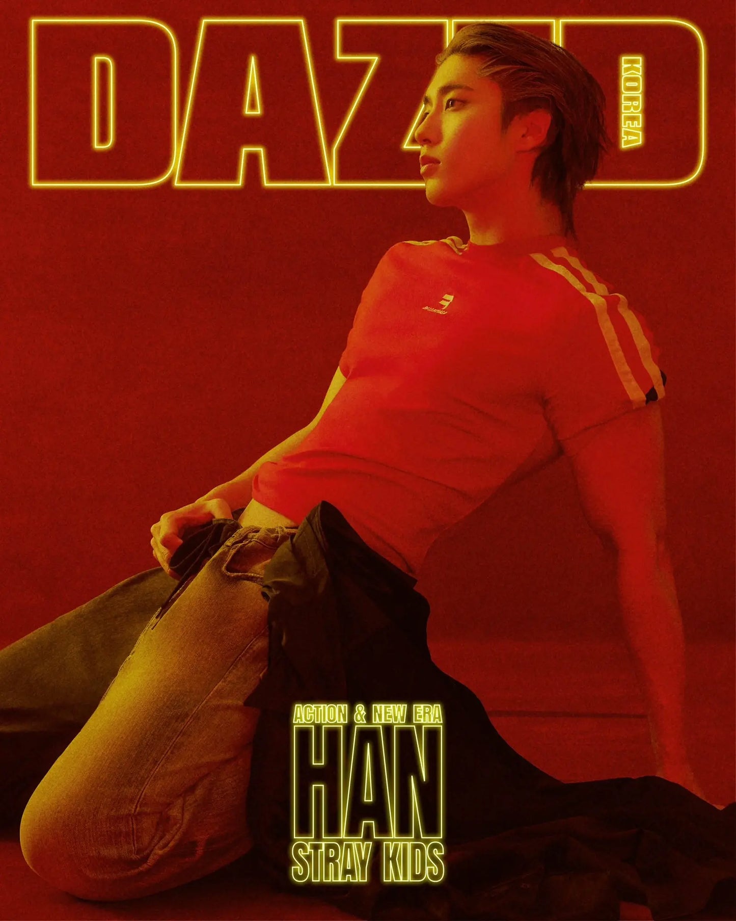 DAZED & CONFUSED KOREA MAGAZINE (2025 FEBRUARY Issue)   Cover : STRAY KIDS CHANGBIN & HAN KAEPJJANG SHOP (캡짱 숍)
