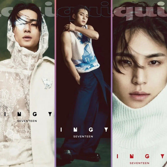 ESQUIRE KOREA MAGAZINE (2024 December Issue)  / Cover : SEVENTEEN MINGYU KAEPJJANG SHOP (캡짱 숍)