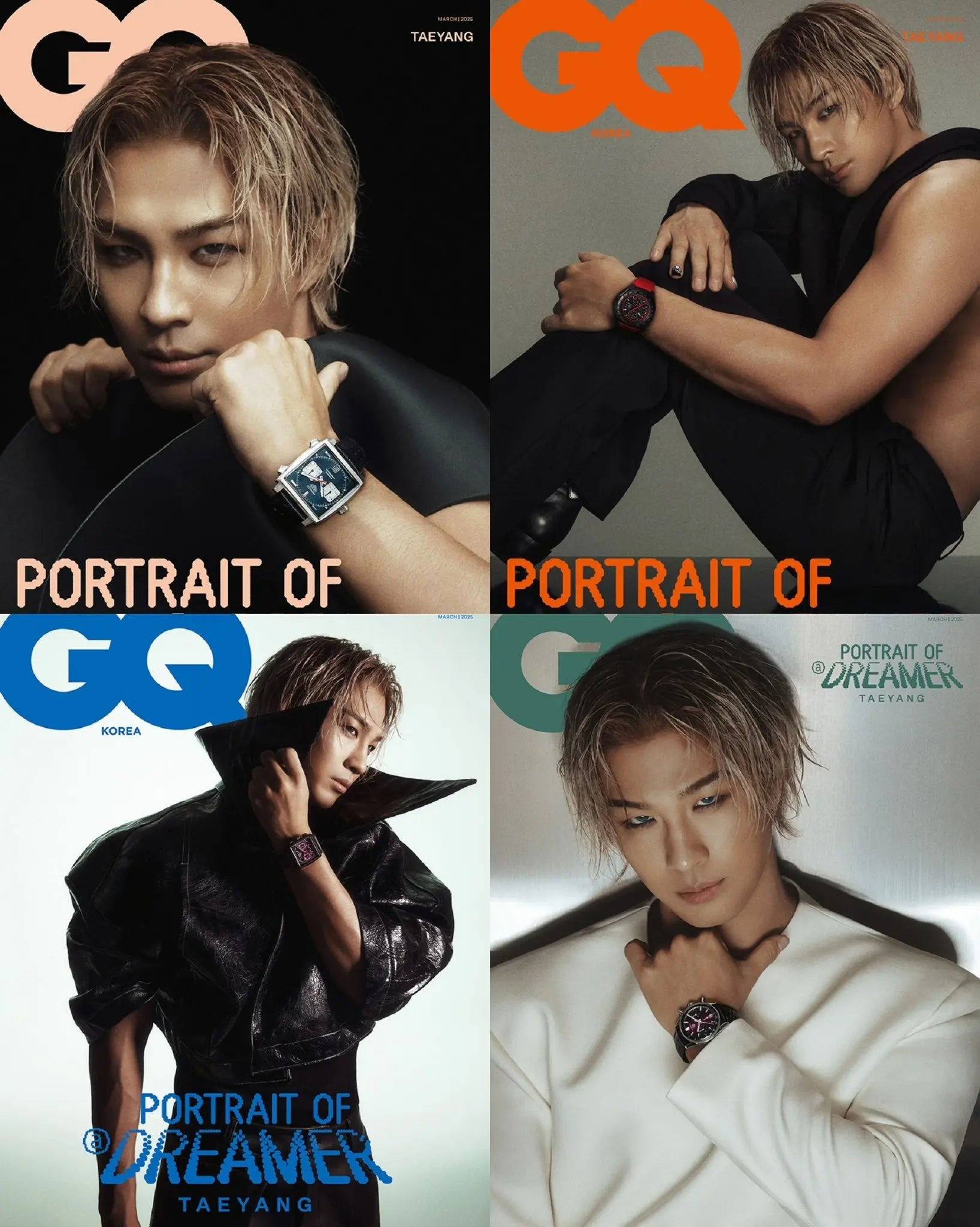 GQ MAGAZINE KOREA (2025 MARCH Issue)  / Cover : TAEYANG KAEPJJANG SHOP (캡짱 숍)