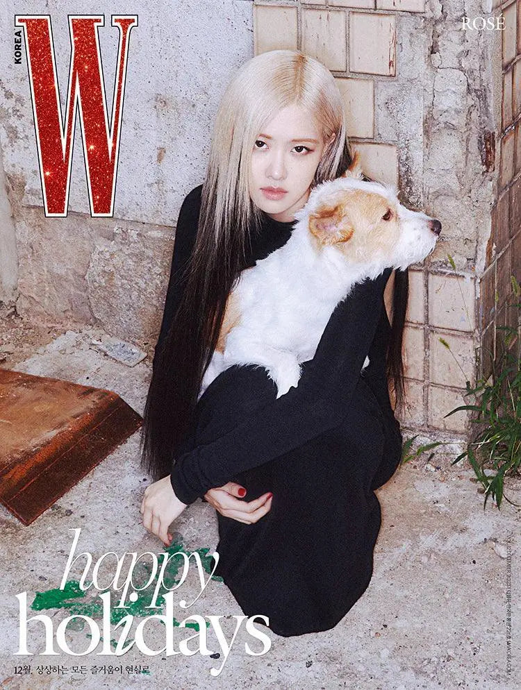 Rosé (BLACKPINK) W KOREA MAGAZINE (ISSUE 12) - KAEPJJANG SHOP (캡짱 숍)