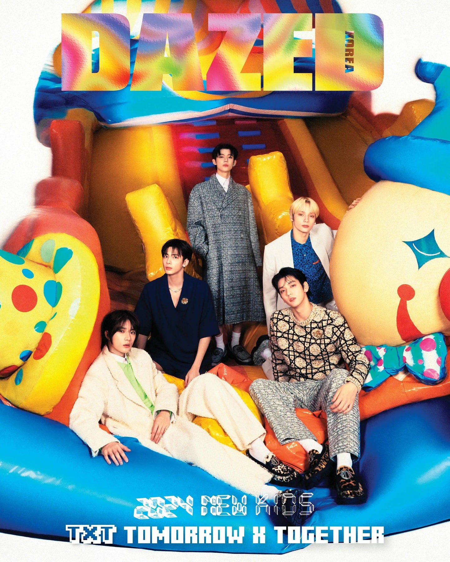 TXT - DAZED Magazine Cover (2024 January Issue) - KAEPJJANG SHOP (캡짱 숍)
