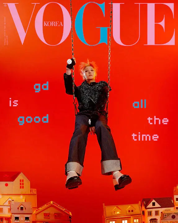 VOGUE KOREA MAGAZINE (2025 February Issue) / Cover : G-DRAGON KAEPJJANG SHOP (캡짱 숍)