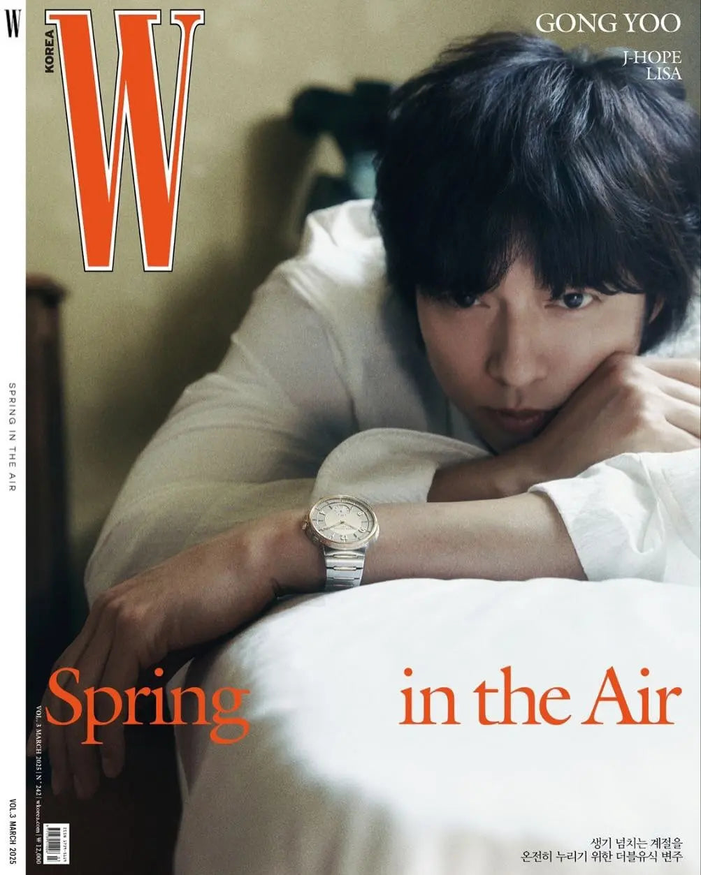 W KOREA MAGAZINE KOREA (2025 MARCH Issue) Cover : LISA / J-HOPE / GONGYOO KAEPJJANG SHOP (캡짱 숍)