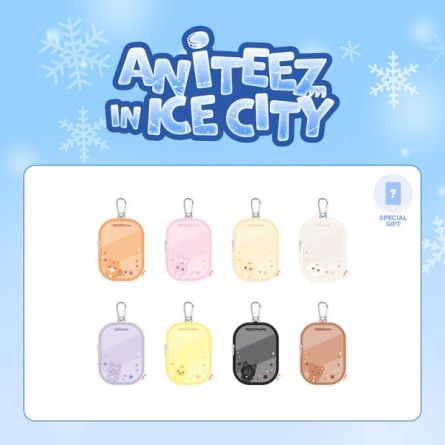 ATEEZ - [ANITEEZ IN ICE CITY] Pop Up (Official MD)  PVC POUCH Kr Ver. KAEPJJANG SHOP (캡짱 숍)