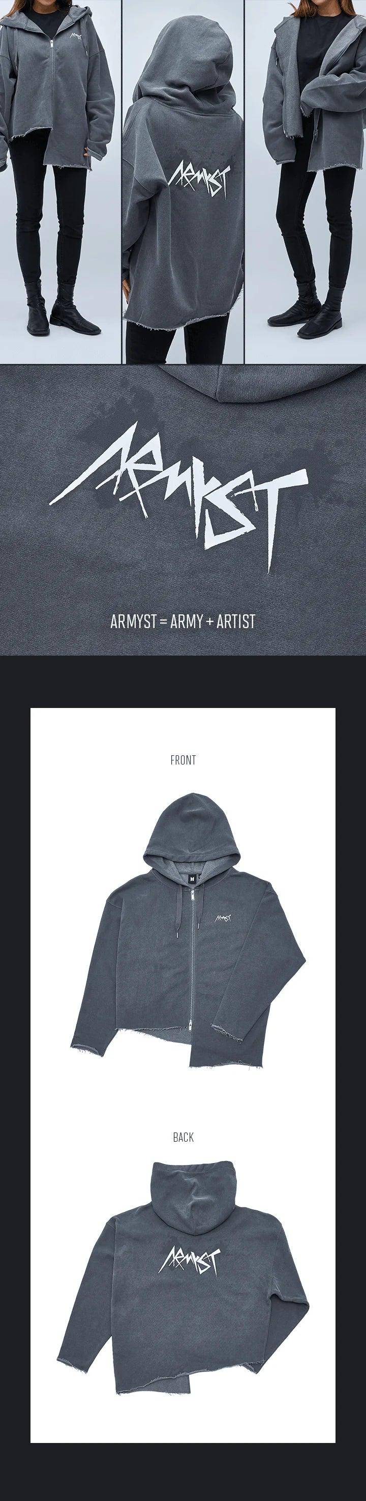 [3rd PRE ORDER] BTS - ARTIST-MADE COLLECTION by JUNGKOOK - ARMYST ZIP-UP HOODY - KAEPJJANG SHOP (캡짱 숍)