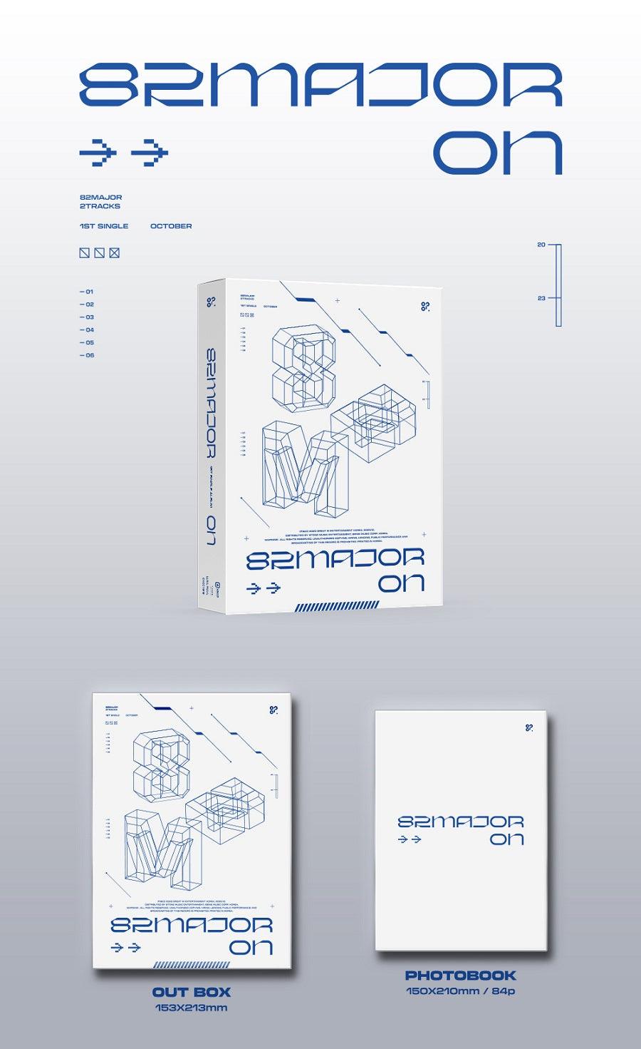 82MAJOR- Single Album Vol.01 [ON] - KAEPJJANG SHOP (캡짱 숍)