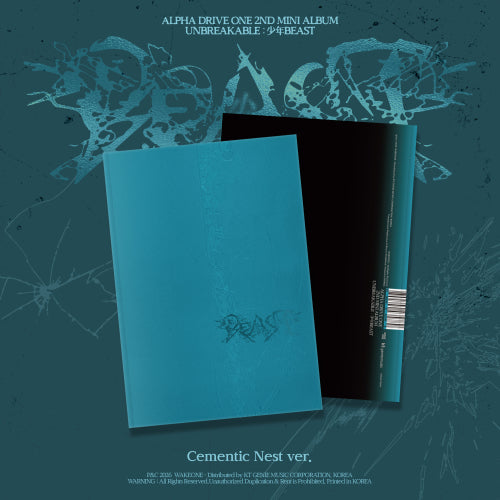 [PRE ORDER] ALPHA DRIVE ONE -  [UNBREAKABLE : 少年 BEAST]  (CEMENTIC BEAST Ver.) KAEPJJANG SHOP (캡짱 숍)