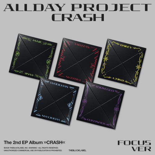 [PRE ORDER] ALLDAY PROJECT -  [CRASH]  (FOCUS Ver.) KAEPJJANG SHOP (캡짱 숍)