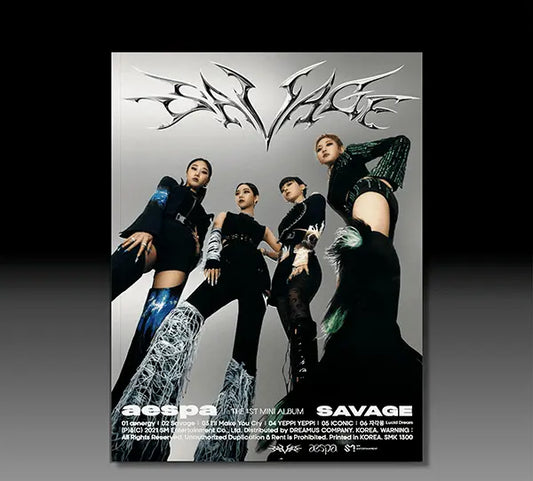 AESPA - Mini Album Vol.1 [SAVAGE] (Hallucination Quest /Photobook Vers.) - KAEPJJANG SHOP (캡짱 숍)