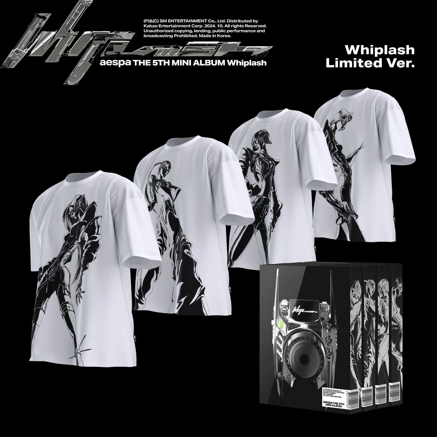 AESPA - [WHIPLASH] (Limited Ver.) KAEPJJANG SHOP (캡짱 숍)