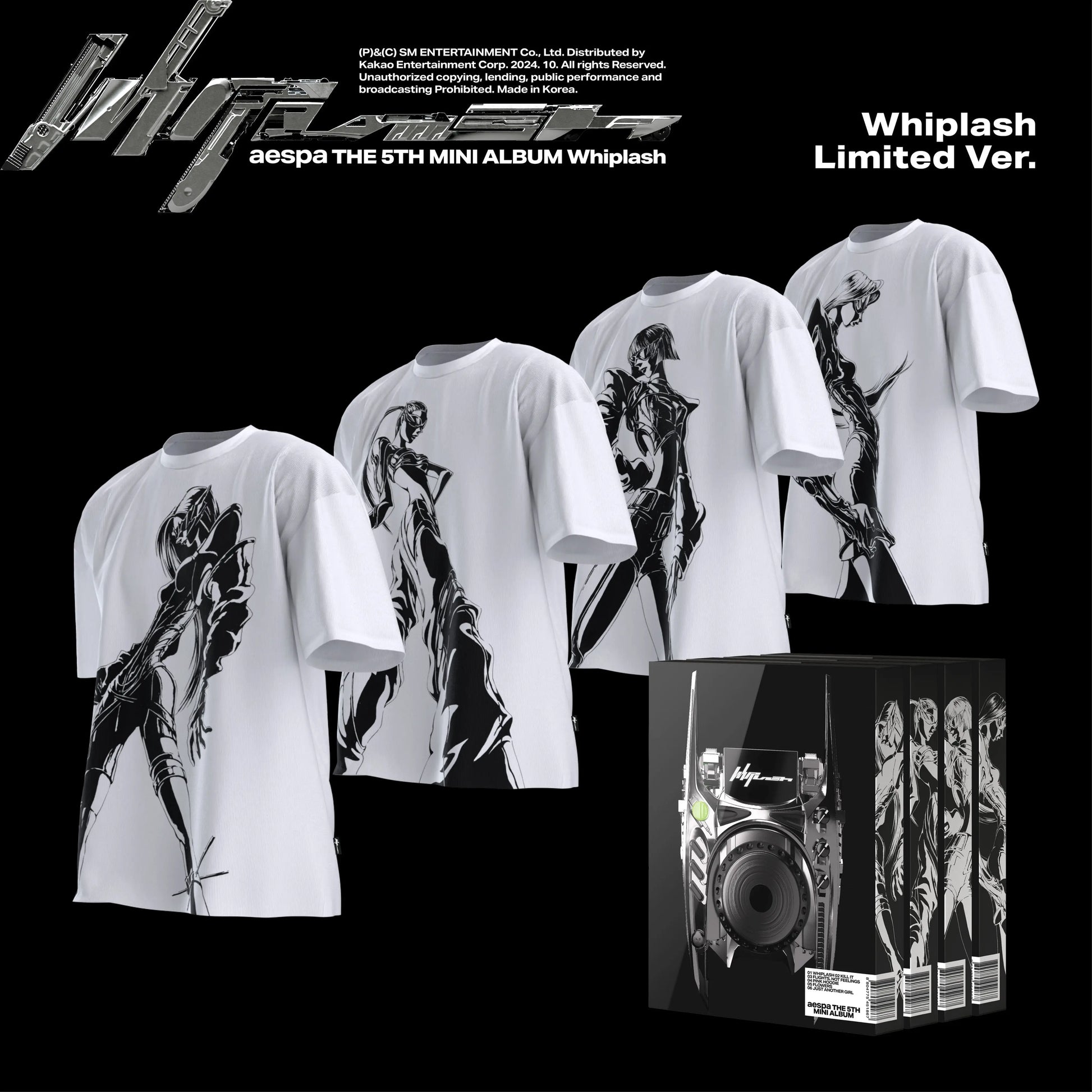 AESPA - [WHIPLASH] (Limited Ver.) KAEPJJANG SHOP (캡짱 숍)