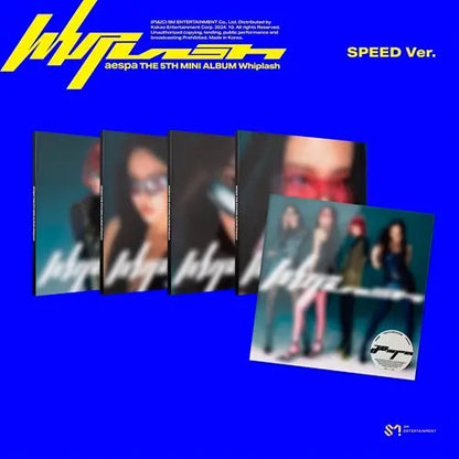AESPA - [WHIPLASH] (SPEED Ver.) KAEPJJANG SHOP (캡짱 숍)