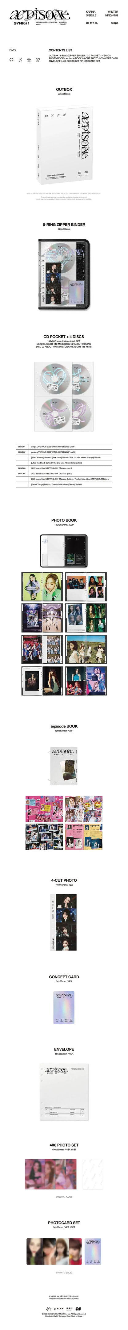 AESPA  - [æpisode SYNK#1] DVD Ver. KAEPJJANG SHOP (캡짱 숍)