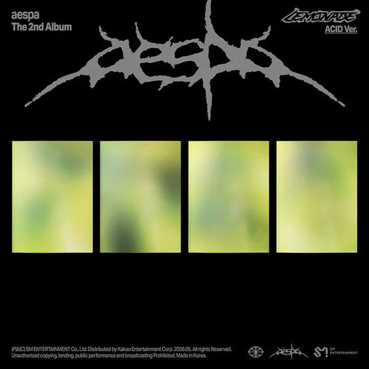 [PRE ORDER] AESPA- [LEMONADE]   (ACID Ver.) KAEPJJANG SHOP (캡짱 숍)
