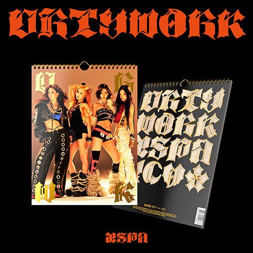[PRE ORDER] AESPA - [DIRTY WORK] (DIRTY WORKER Ver. ) KAEPJJANG SHOP (캡짱 숍)