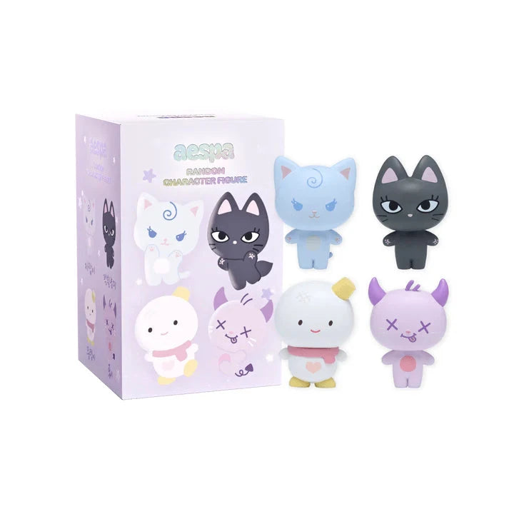 [PRE ORDER] AESPA - RANDOM CHARACTERS FIGURINE KAEPJJANG SHOP (캡짱 숍)