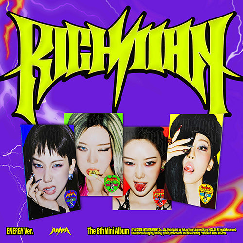 AESPA -  [RICH MAN]  (ENERGY Ver.) KAEPJJANG SHOP (캡짱 숍)