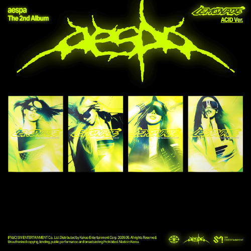 [PRE ORDER] AESPA- [LEMONADE]   (ACID Ver.) KAEPJJANG SHOP (캡짱 숍)
