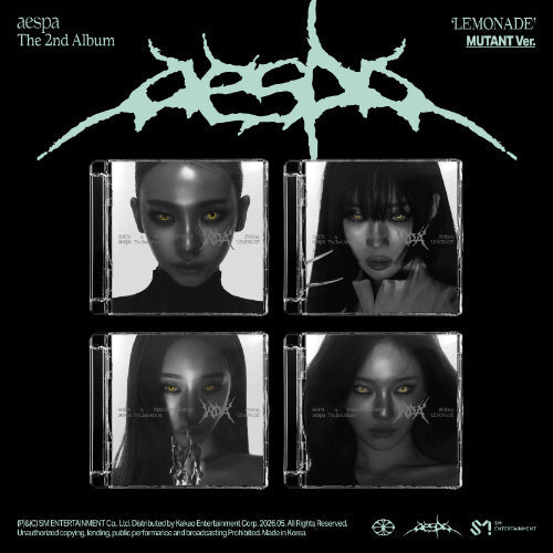 [PRE ORDER] AESPA- [LEMONADE]   (MUTANT Ver.) KAEPJJANG SHOP (캡짱 숍)