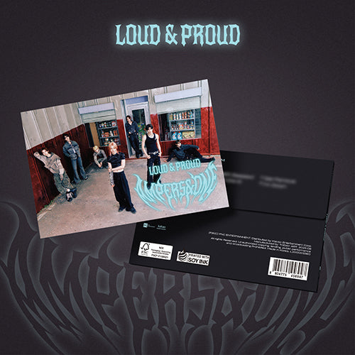 [PRE ORDER] AMPERS&ONE-  [LOUD & PROUD]  (POSTCARD Ver.) KAEPJJANG SHOP (캡짱 숍)