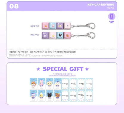 [PRE ORDER] ATEEZ - ANITEEZ IN DREAMLAND Pop Up (Official MD)  KEY-CAP KEYRING