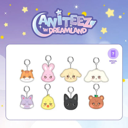 [PRE ORDER] ATEEZ - ANITEEZ IN DREAMLAND Pop Up (Official MD)  Mini Face Keyring