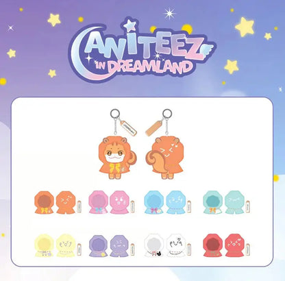 ATEEZ - ANITEEZ IN DREAMLAND Pop Up (Official MD)  KEYRING OUTFIT (Wish Cloak) KAEPJJANG SHOP (캡짱 숍)