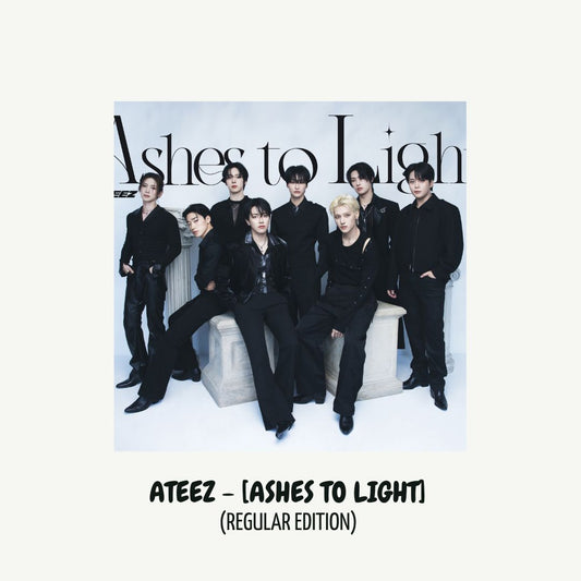 [PRE ORDER] ATEEZ -  [Ashes To Light]  (Regular Edition) KAEPJJANG SHOP (캡짱 숍)