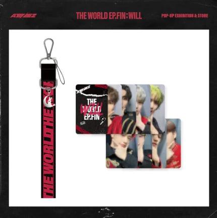 ATEEZ -THE WORLD EP.FIN WILL (Official MD) - LIGHTSTICK STRAP - KAEPJJANG SHOP (캡짱 숍)