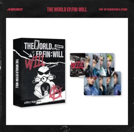 ATEEZ -THE WORLD EP.FIN WILL (Official MD) - HARDCOVER PHOTOCARD BINDER - KAEPJJANG SHOP (캡짱 숍)