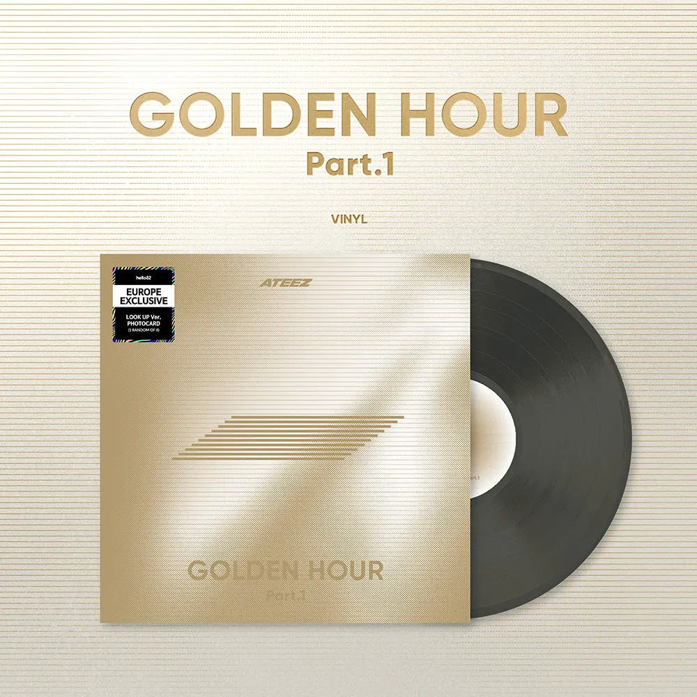 ATEEZ - [GOLDEN HOUR PART 1] LP (Hello82 / Europe Exclusive) KAEPJJANG SHOP (캡짱 숍)