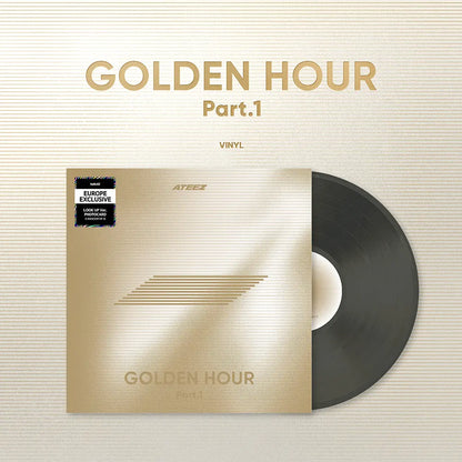 ATEEZ - [GOLDEN HOUR PART 1] LP (Hello82 / Europe Exclusive) KAEPJJANG SHOP (캡짱 숍)