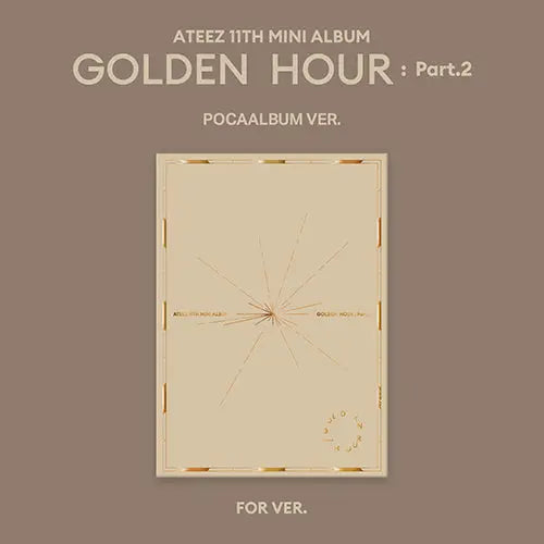 ATEEZ - [GOLDEN HOUR PART.2] (POCAALBUM Ver.) KAEPJJANG SHOP (캡짱 숍)