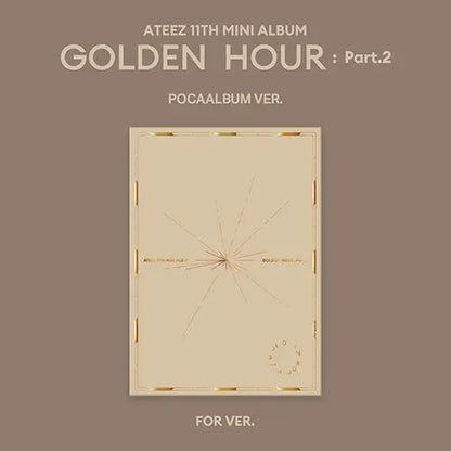 ATEEZ - [GOLDEN HOUR PART.2] (POCAALBUM Ver.) KAEPJJANG SHOP (캡짱 숍)
