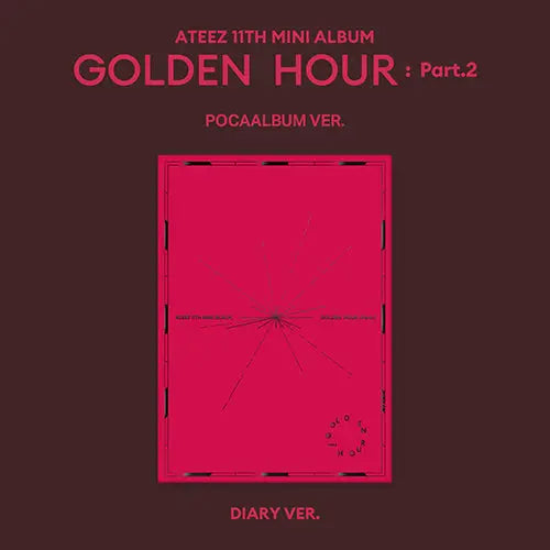 ATEEZ - [GOLDEN HOUR PART.2] (POCAALBUM Ver.) KAEPJJANG SHOP (캡짱 숍)