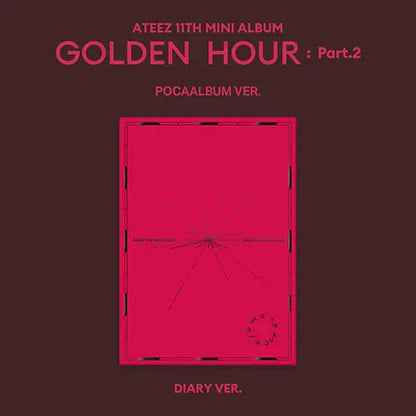 ATEEZ - [GOLDEN HOUR PART.2] (POCAALBUM Ver.) KAEPJJANG SHOP (캡짱 숍)