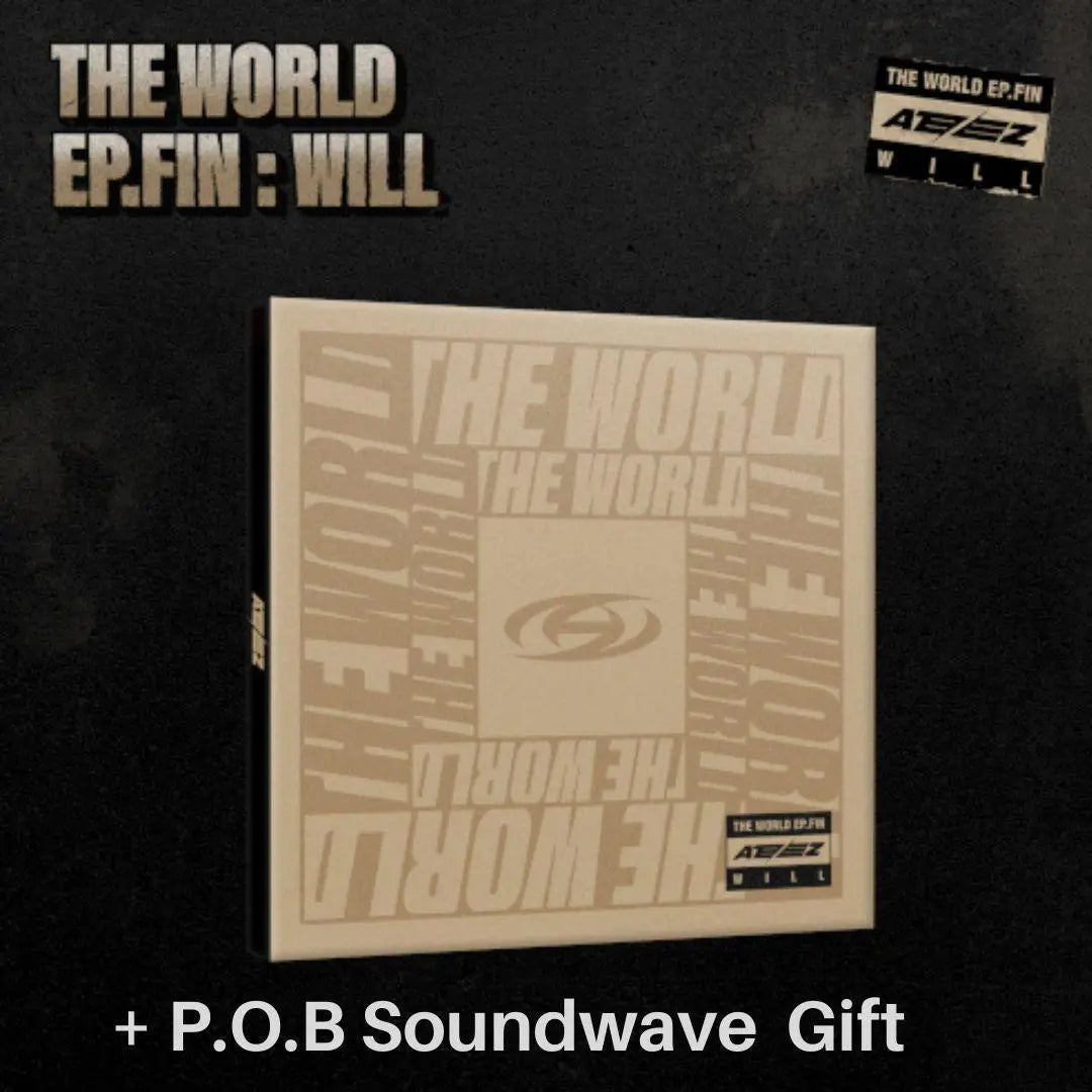 ATEEZ - [THE WORLD EP. FIN : WILL] (+ P.O.B SOUNDWAVE) - KAEPJJANG SHOP (캡짱 숍)