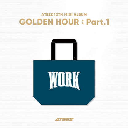 [PRE ORDER] ATEEZ -[GOLDEN HOUR : PART 1] (Official MD) / REUSABLE BAG