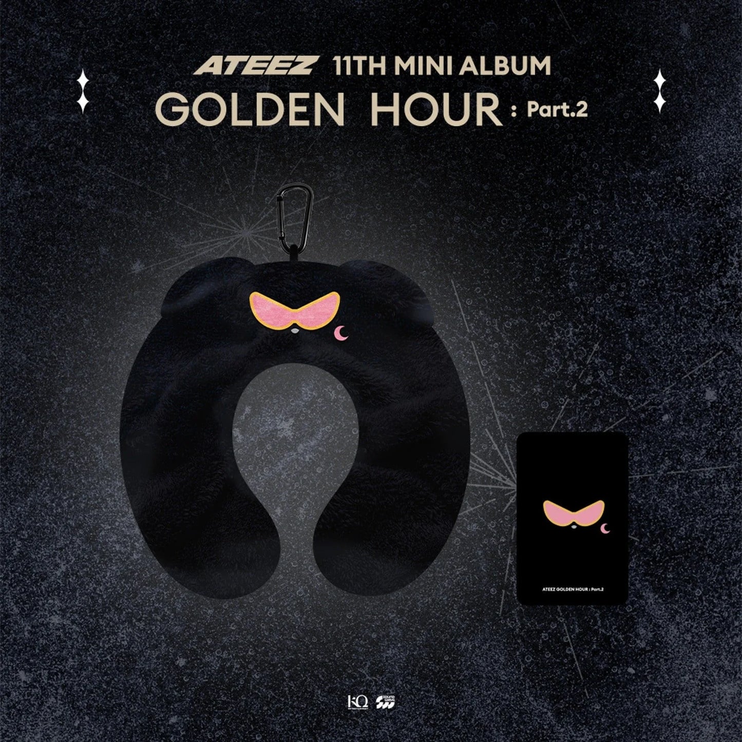 [PRE ORDER] ATEEZ -[GOLDEN HOUR : PART 2] Pop Up (Official MD) / Mito Neck Pillow