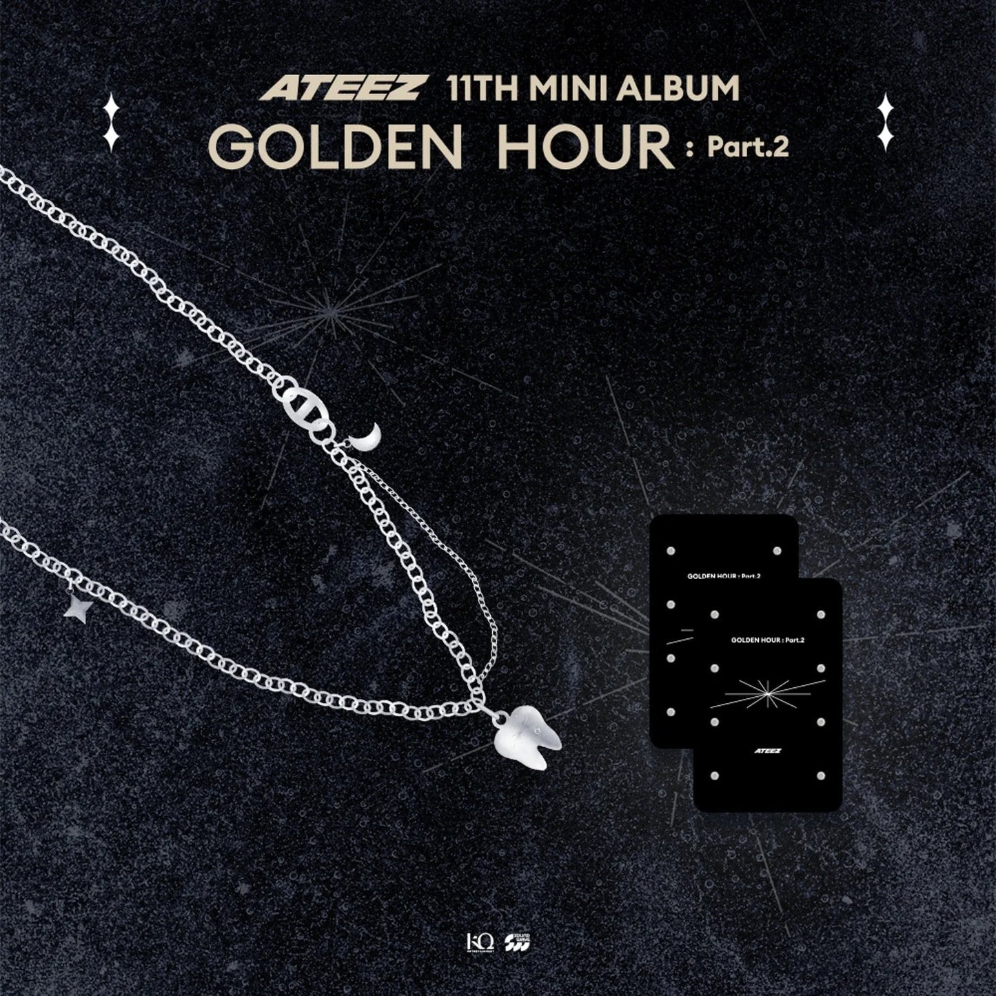 [PRE ORDER] ATEEZ -[GOLDEN HOUR : PART 2] Pop Up (Official MD) / Necklace