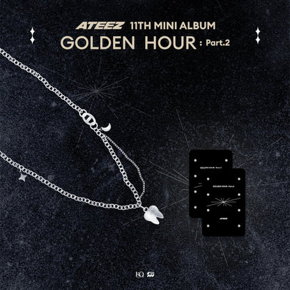 [PRE ORDER] ATEEZ -[GOLDEN HOUR : PART 2] Pop Up (Official MD) / Necklace